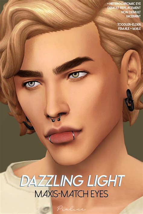 Dazzling Light Maxis Match Eyes Pralinesims The Sims 4 Skin Sims 4