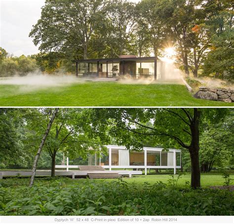 Exhibition Side By Side Philip Johnsons Glass House And Mies Van Der Rohes Farnsworth House