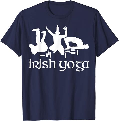 Mens Irish Yoga T Shirt Funny T For A Proud Irishman