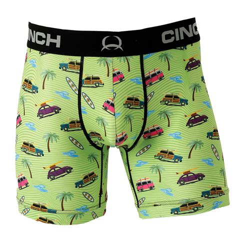 Cinch Mens 6 Inch Surfside Boxer Briefs