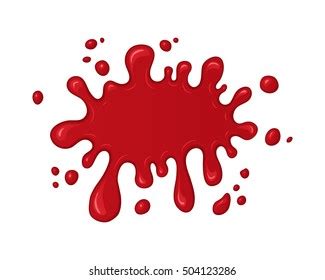 Blood Splash Stain Drop Red Liquid Stock Vector Royalty Free Shutterstock