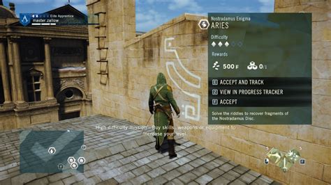 Assassin S Creed Unity Aries Nostradamus Enigma Guide