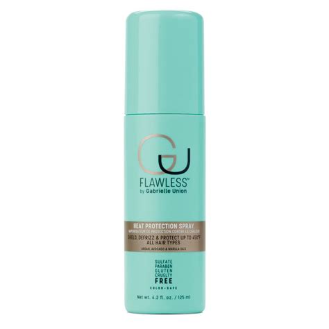 Formulated without silicone, parabens, phthalates, sls or. Flawless By Gabrielle Union Heat Protection Spray Hair ...