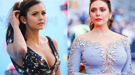 Nina Dobrev Vs Elizabeth Olsen Gag