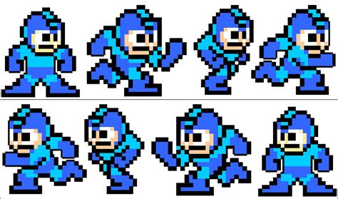 Megaman Running Sprites By Cobalt Blue Knight On DeviantArt