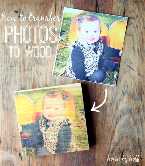 Fade resistant uv inks ensure a long lasting, durable print. Transfer a Photo to Wood {A Pinterest Inpired Project ...