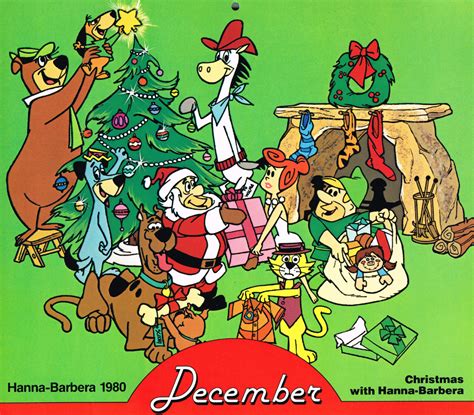 Hanna Barbera Calendar 1980 Flintstones Christmas Flickr Friend