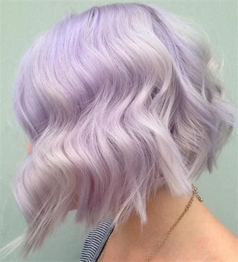 pastel purple short hair