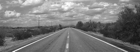 Open Road In Black And White Photograph By Allison Whitener Fine Art