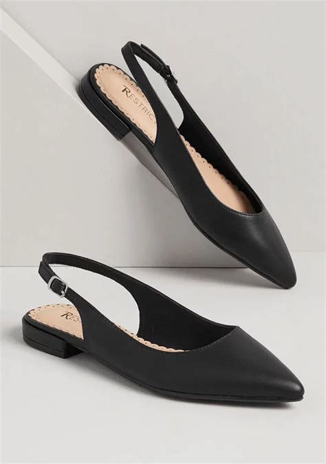 Restricted A Step Ahead Slingback Flat Black Modcloth Slingback