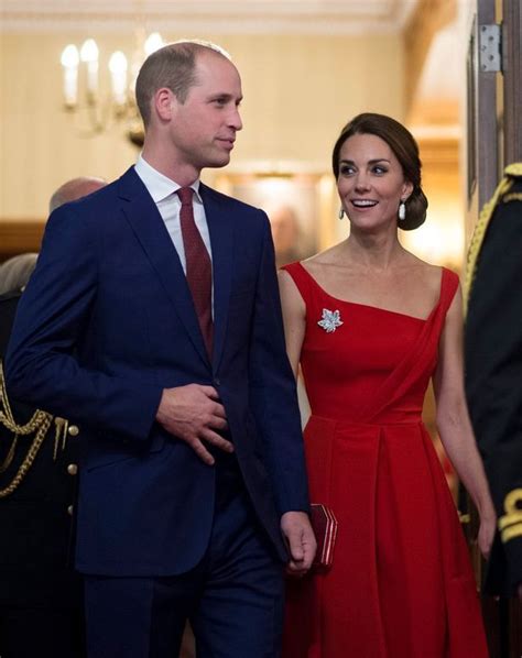 Kate Middleton Dazzles In Scarlet Dress For Reception On Canadian Royal Tour Princess Kate