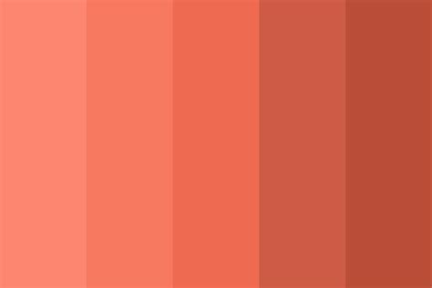 Coral Shades Color Palette