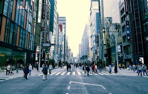 Wallpaper Tokyo Japan Street People Cityscape Everyday Life Urban