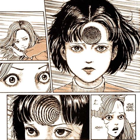 From “uzumaki” By Junji Ito Spirals Junji Ito Horror Art Manga Art