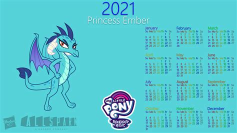 Princess Ember 2021 Calendar By Allenacnguyen On Deviantart