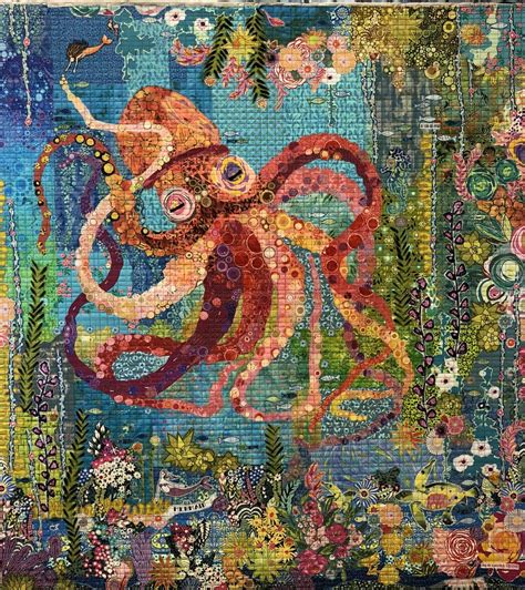 The Octopus Garden Laura Heine Pattern Appliqué Quilts Crazy