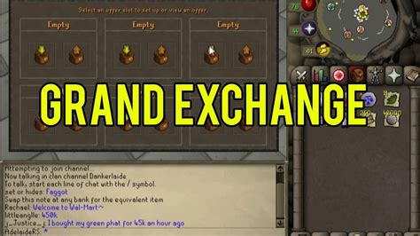 Grand Exchange On Oldschool Runescape Youtube