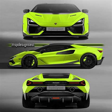 2025 Lamborghini Huracan Replacement Imagined With Revuelto Styling
