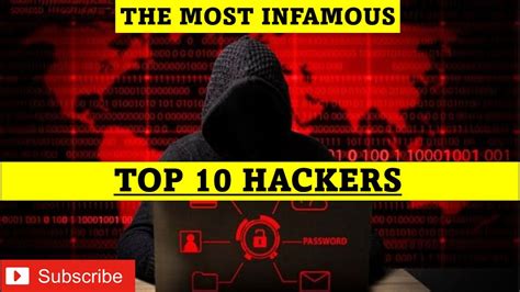 Top 10 Most Infamous Hackers In The World Youtube