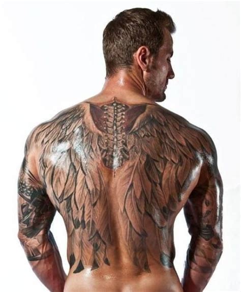 3d Butterfly Wing Back Tattoos Wing Tattoo Men Tattoos