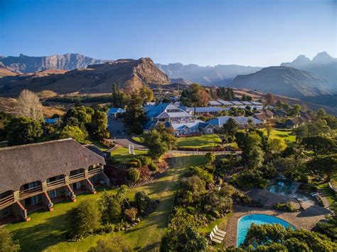Cathedral Peak Hotel In The Picturesque Drakensberg Mountain Range