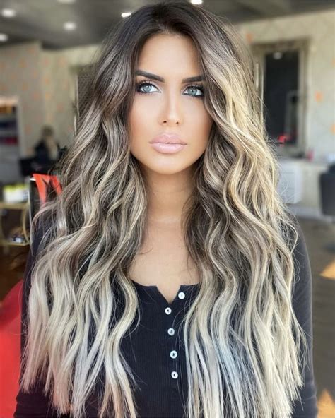 Pin By Kate🖤 On 0mbre Balayage Long Hair Color Brunette Hair Color Ombre Hair Blonde