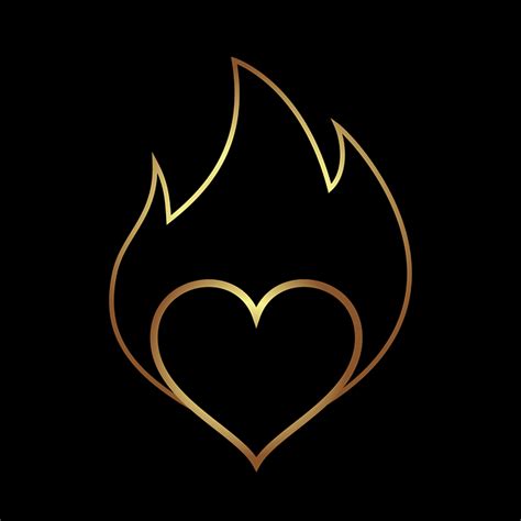 Coração Flama Fogo · Gráfico Vetorial Grátis No Pixabay