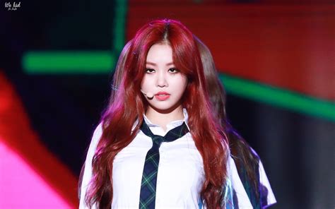 Soojin Gidle Red Hair Gidle Gi Dle 2020