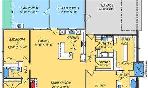 Acadian House Plan Safe Room Floor Home Plans And Blueprints 126202