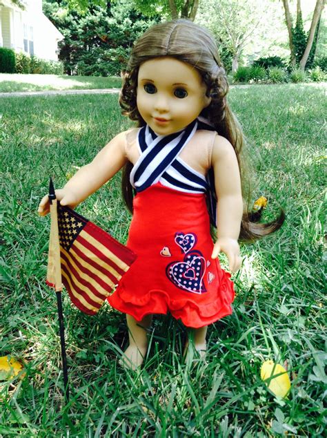 american girl doll dress up for fourth of july doll dress american girl doll american girl