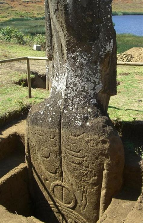 The stone monoliths have stumped scientists for centuries. New excavation of Easter Island's statues reveal the ...