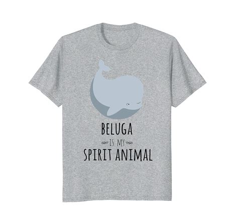 Beluga Whale Is My Spirit Animal Funny Whale T Shirt Azp Anzpets