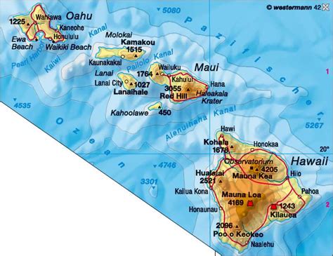 Diercke Weltatlas Kartenansicht Hawaii Inseln 100750 145 2 0