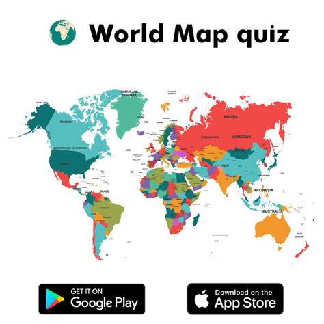 Latest World Map Quiz App Download Parade World Map With Major Countries