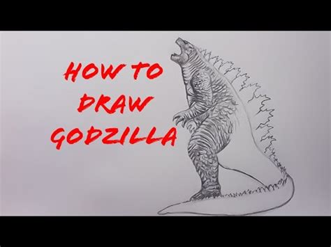 How to draw the behemoth titan from godzilla. How to Draw Godzilla King of the monsters part 2 - YouTube