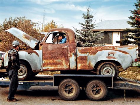 1952 Studebaker Truck Restoration Before And After Our Canada