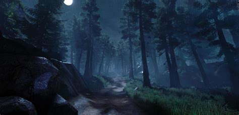 Artstation Night Forest Plawius Play With Us Night Forest