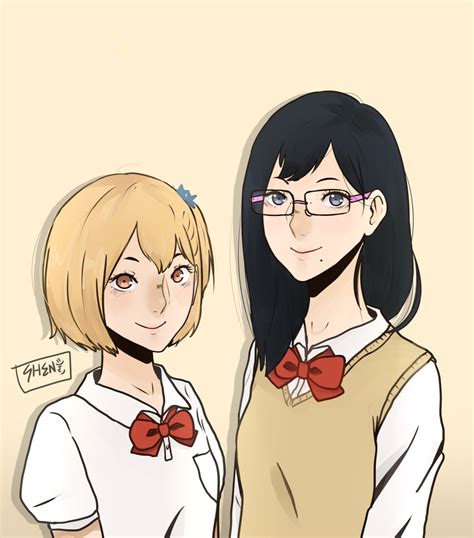 Yachi Hitoka And Kiyoko Shimizu By Gucciwreck Haikyuu Anime Haikyuu
