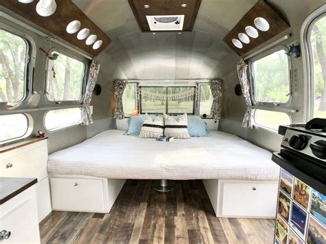 Airstream Renovation Tour Before And After Tiny Shiny Home