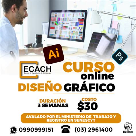 Curso De DiseÑo GrÁfico Online Ecuador Ecach