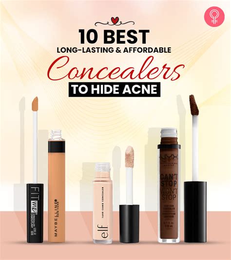 10 Best Long Lasting And Affordable Concealers To Hide Acne Ladie Life