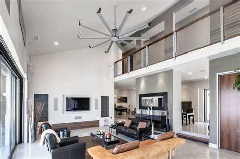 Choose the right ceiling fan size according to the room size today, ceiling fans come in a wide range of options, but one has to consider a few things for purchasing the perfect ceiling fan for his/her home or office. Isis Ceiling Fan - Contemporary - Family Room - louisville ...
