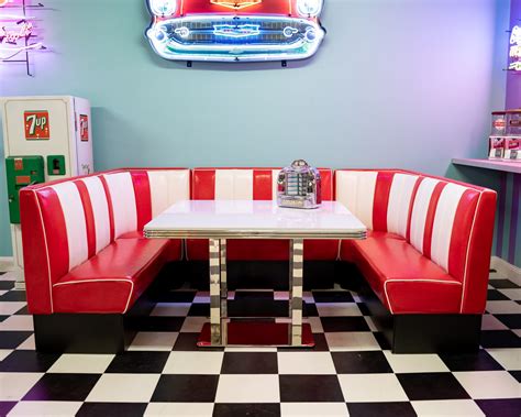 U Shape Diner Booth Set Diner Booths Mancave Madness