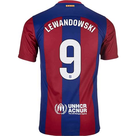 Robert Lewandowski Barcelona 23 24 Home Jersey By Nike