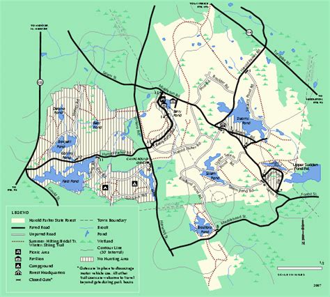 Harold Parker State Forest Map Campus Map