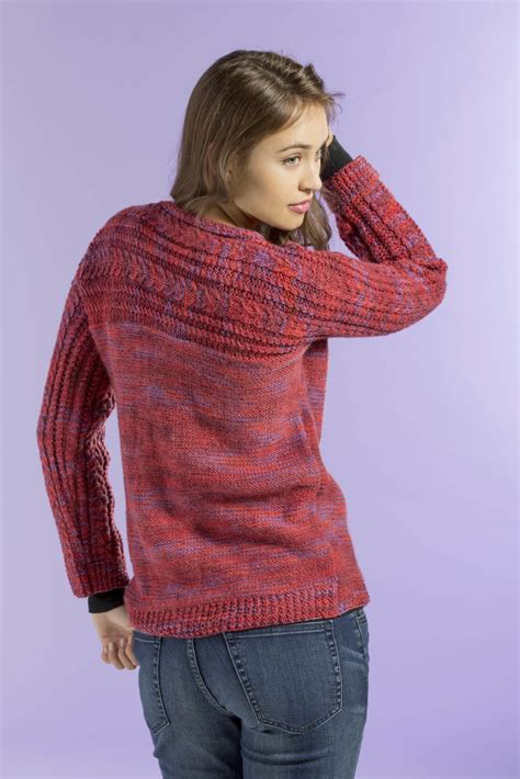 Create a bold, rustic sweater with this free jacket knitting pattern. Free Pattern Friday - Siren Sweater - Universal Yarn ...