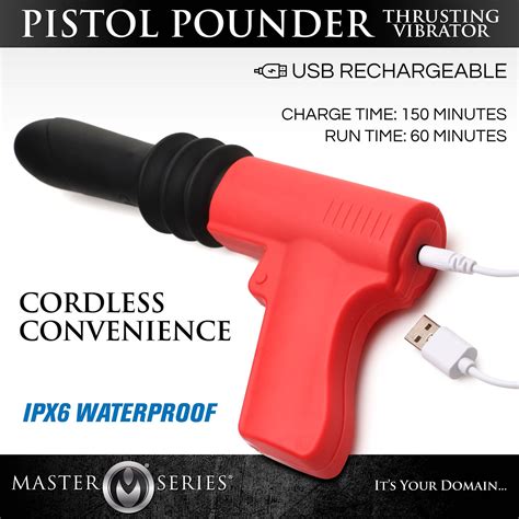 Pistola Pounder Thrusting Vibrator The BDSM Toy Shop