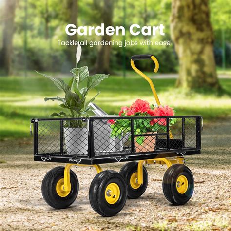 Vivohome Heavy Duty Lbs Capacity Garden Cart Review Welcome