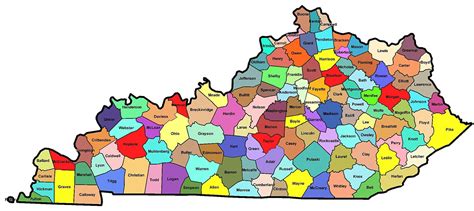 Alphabetical List Of Kentucky Counties