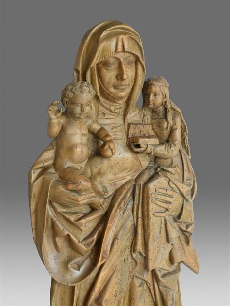 Vierge à Lenfant Avec Sainte Anne C1470 1500 Xie Au Xve Siècle N